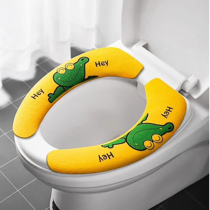 Funda protectora adhesiva para asiento de inodoro