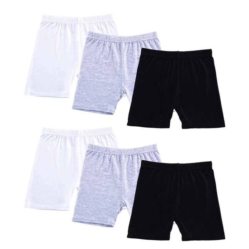 6 unids/set Color caramelo niñas pantalones cortos de seguridad ropa interior para niños Leggings niños verano lindo pantalones cortos calzoncillos para 2-10 años - imagen 4