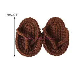 Zapatillas bebé ganchillo 85AE – Accesorios fotografía recién nacido