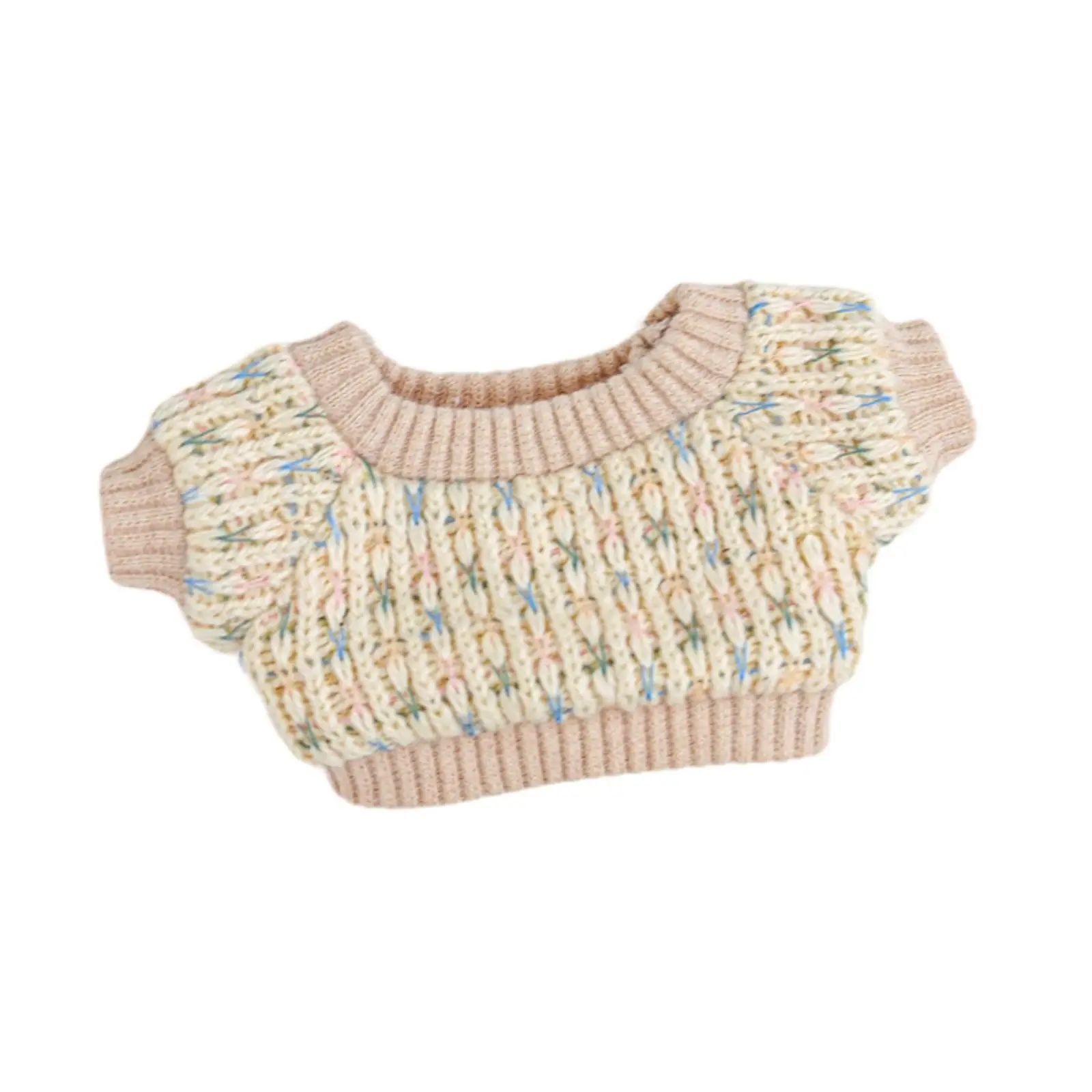 Fashion Doll Sweater Fashion DIY Photo Props Educational for Little Girls Dress up Make Your Own Doll Costume for 5.91inch Doll