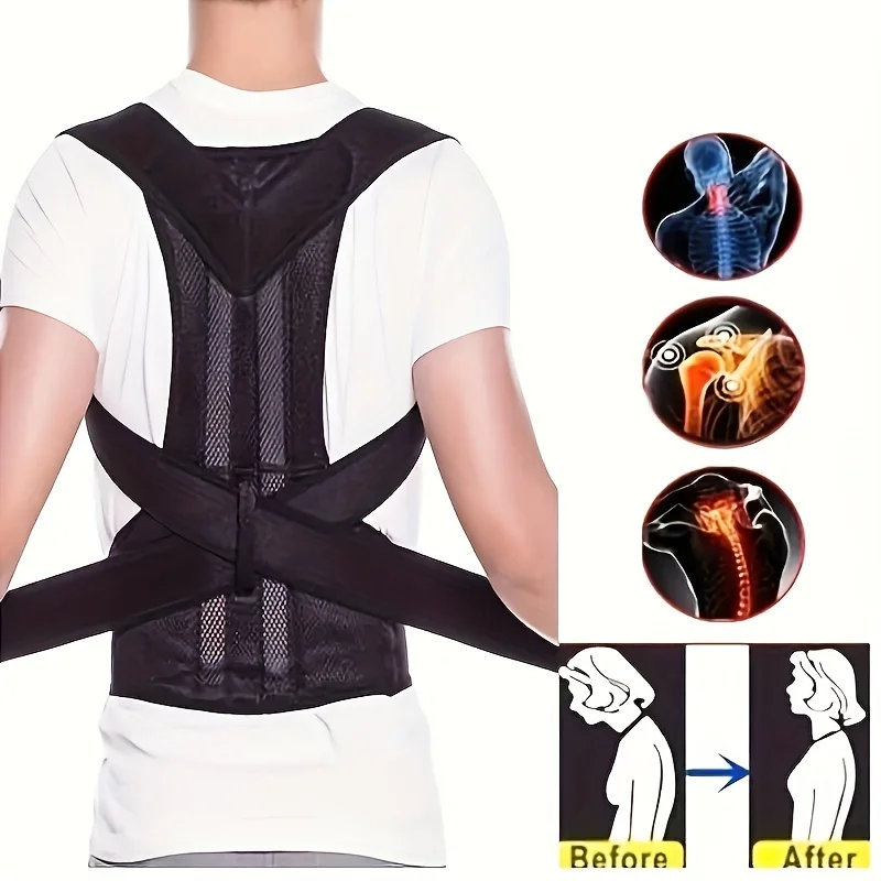 Corrector de postura para niños - Soporte ortopédico dorsal regulable