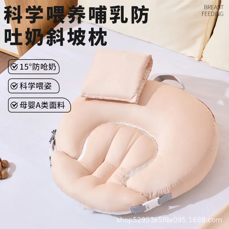 Cojín antiasfixia para recién nacido – Almohada de lactancia lateral