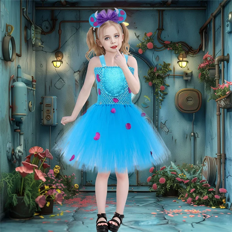 Vestido tutú de princesa para niñas – Ideal en fiesta y Halloween - imagen 5
