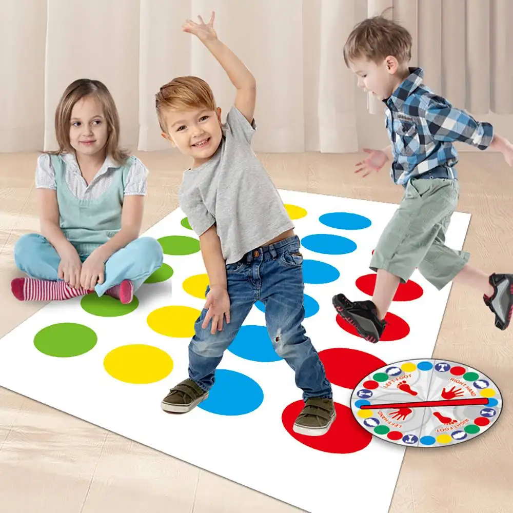 Juegos de tablero de ajedrez divertidos para niños, juguetes giratorios para interiores y exteriores, cuerpo retorcido, interacción deportiva para adultos y niños, familia y amigos - imagen 4