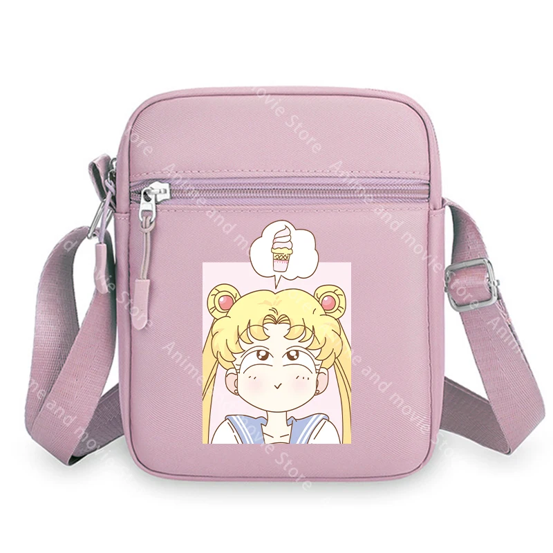 Bolsa Sailor Moon para niña – Bolso cruzado con cremallera personalizado - imagen 3