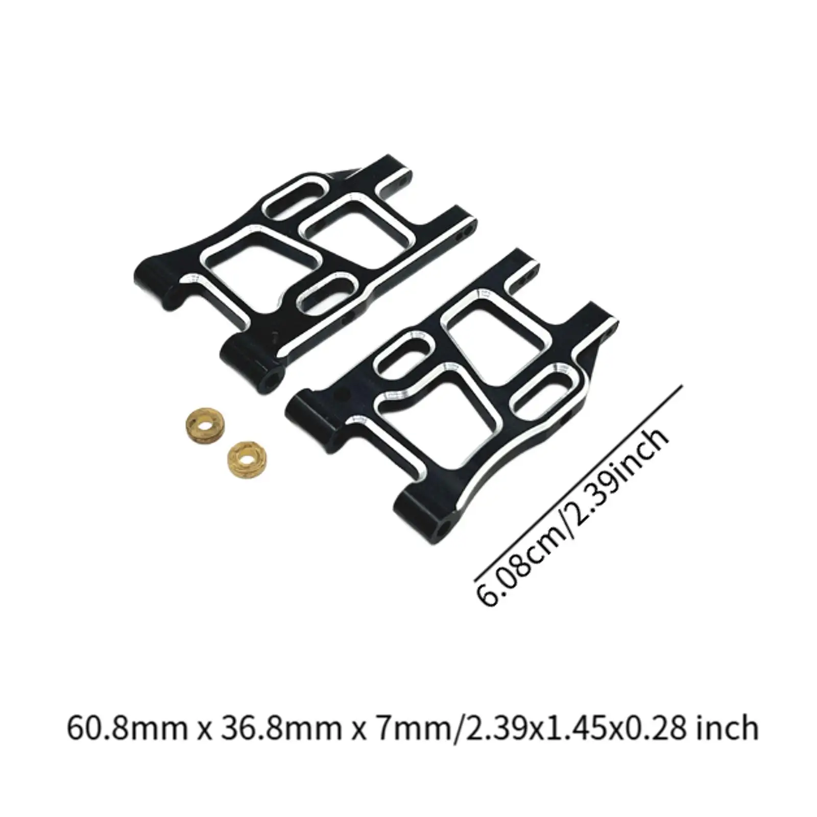 RC Rear Suspension Arm Professional Easy to Install DIY Accs Upgrade Metal Rear Suspension Arm for 1/10 Ptg-2 Ptg-2R Hobby Car