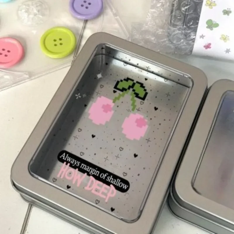 Caja de hojalata organizadora para tarjetas K-pop - imagen 2