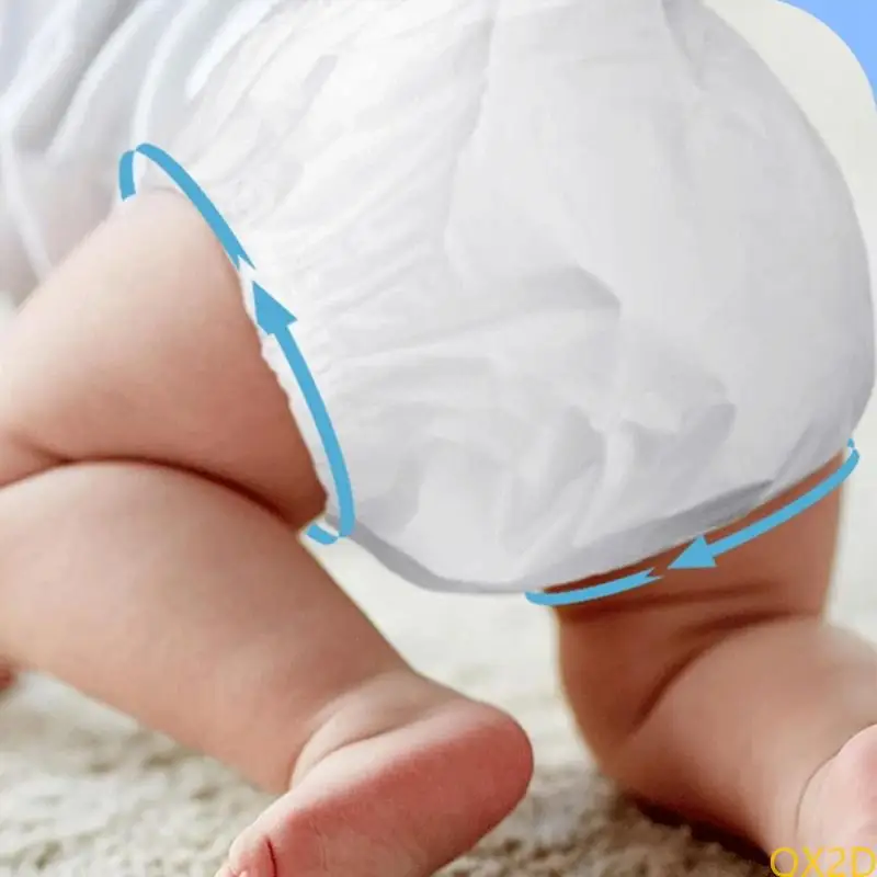 Pantalones entrenamiento EVA lavables QX2D para niños pequeños y cómodos pantalones entrenamiento bebidas para bebé - imagen 4