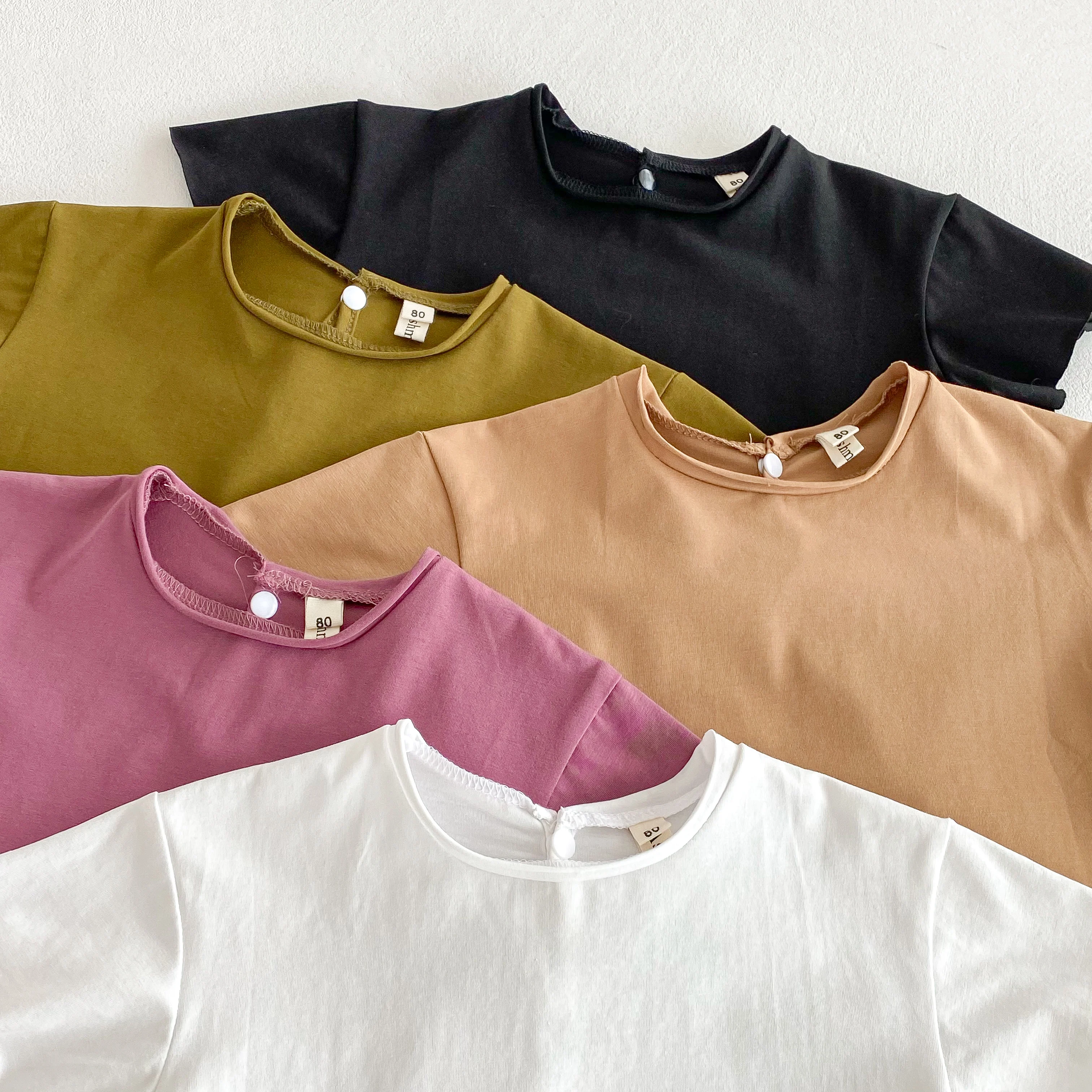 Camiseta bebé algodón con volantes – Manga corta estilo vintage - imagen 4