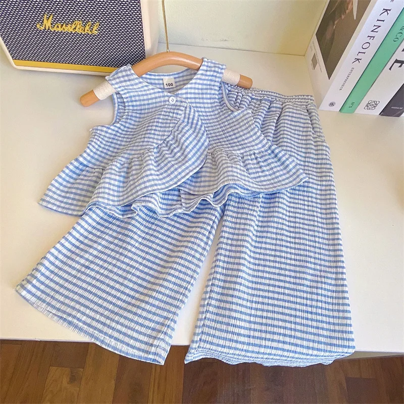 Conjunto de verano para niño: top con volantes y pantalón - imagen 3