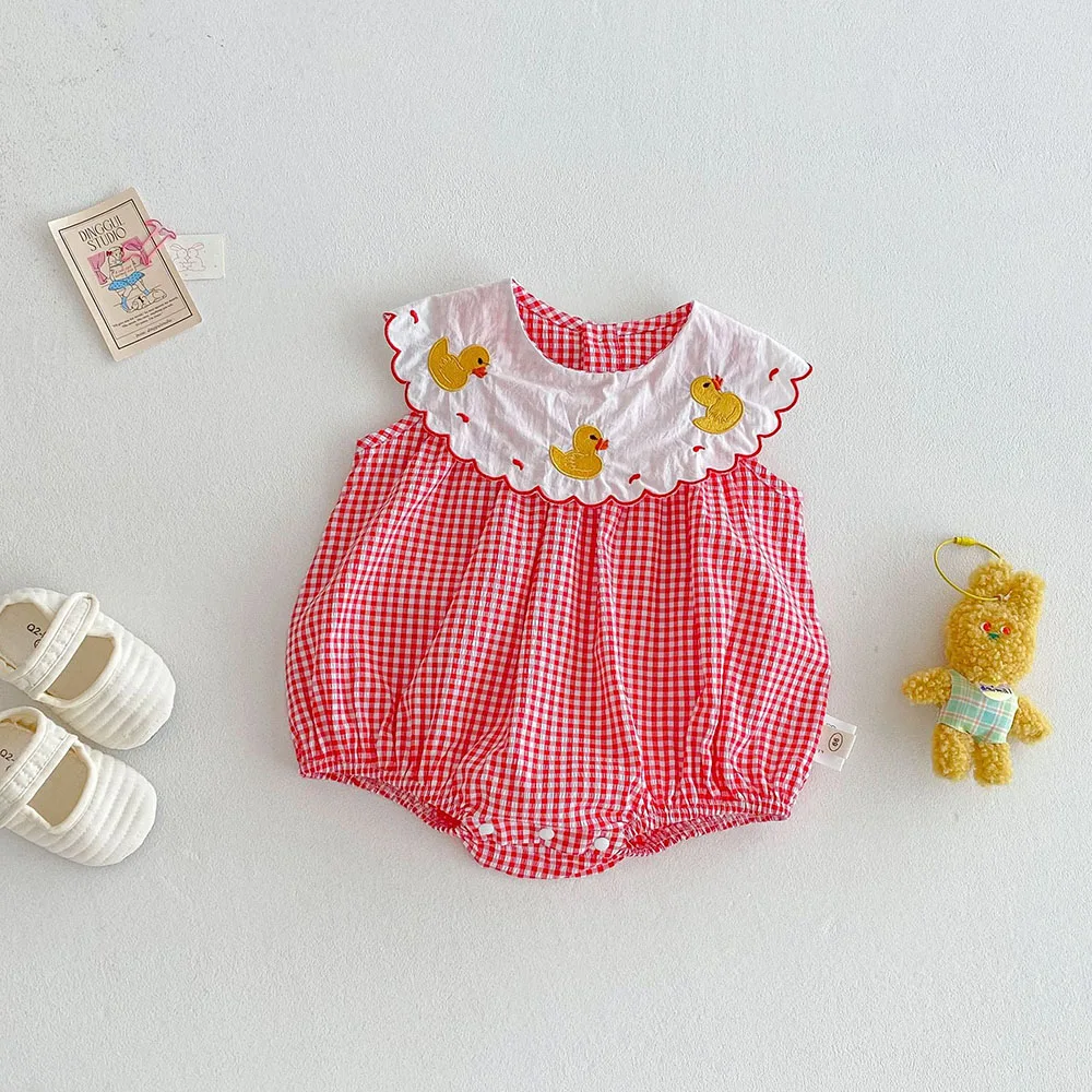 Body sin mangas para niña - Cuello Peter Pan verano 0-2 años - imagen 5