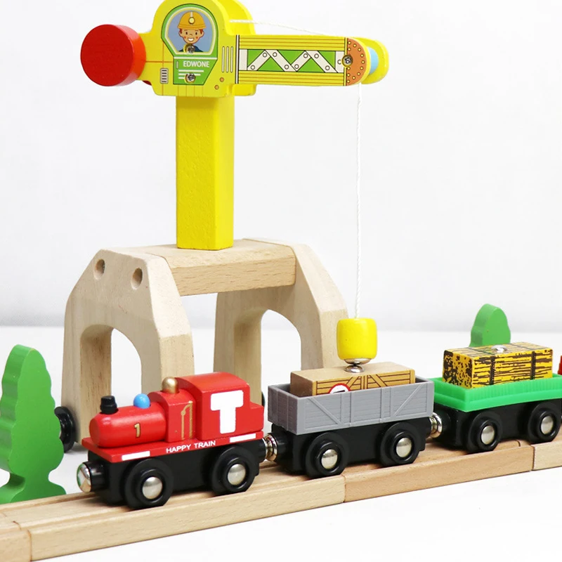 Tren magnético de madera compatible con todas las marcas para niños - imagen 5