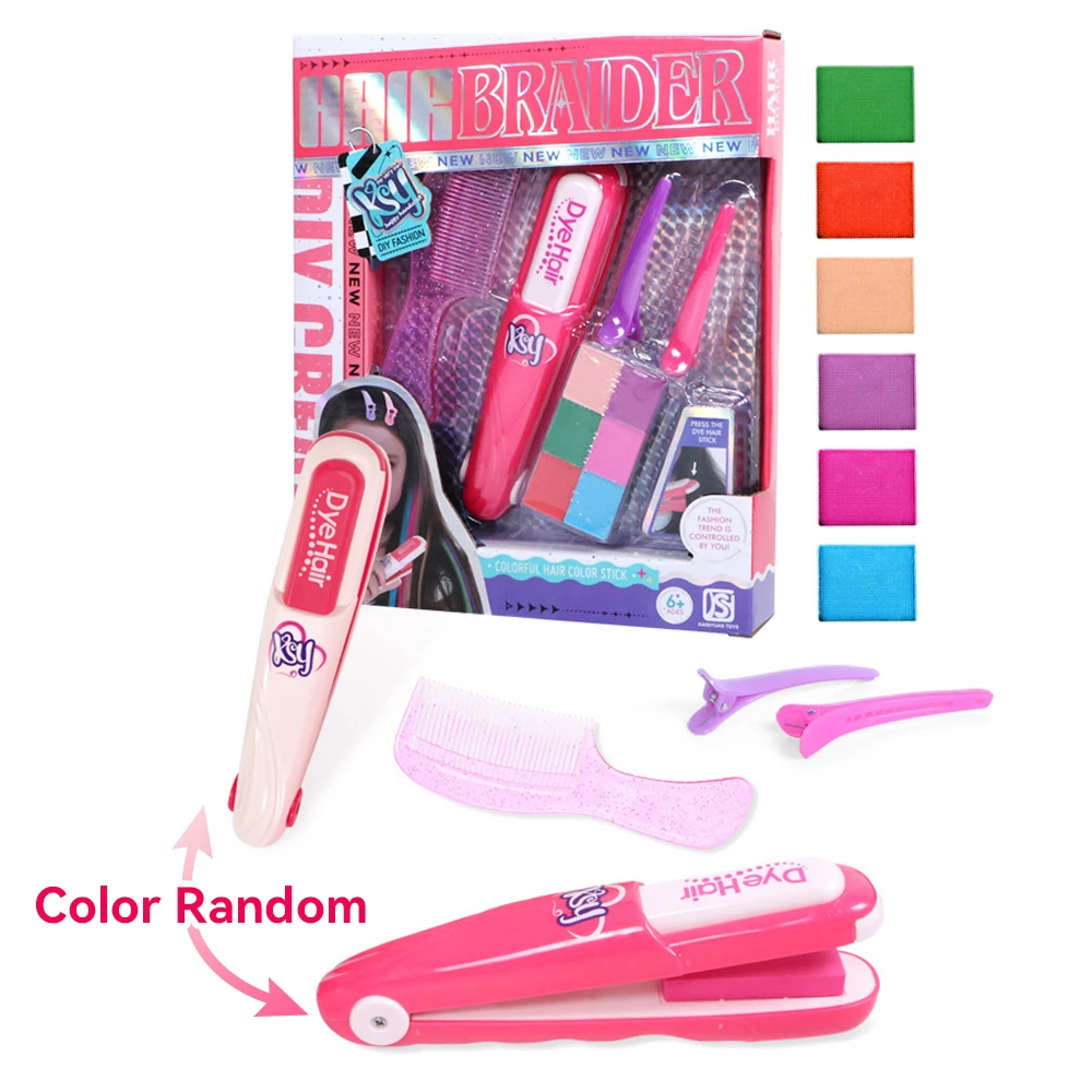Set de maquillaje infantil con accesorios de peluquería para niñas - imagen 2