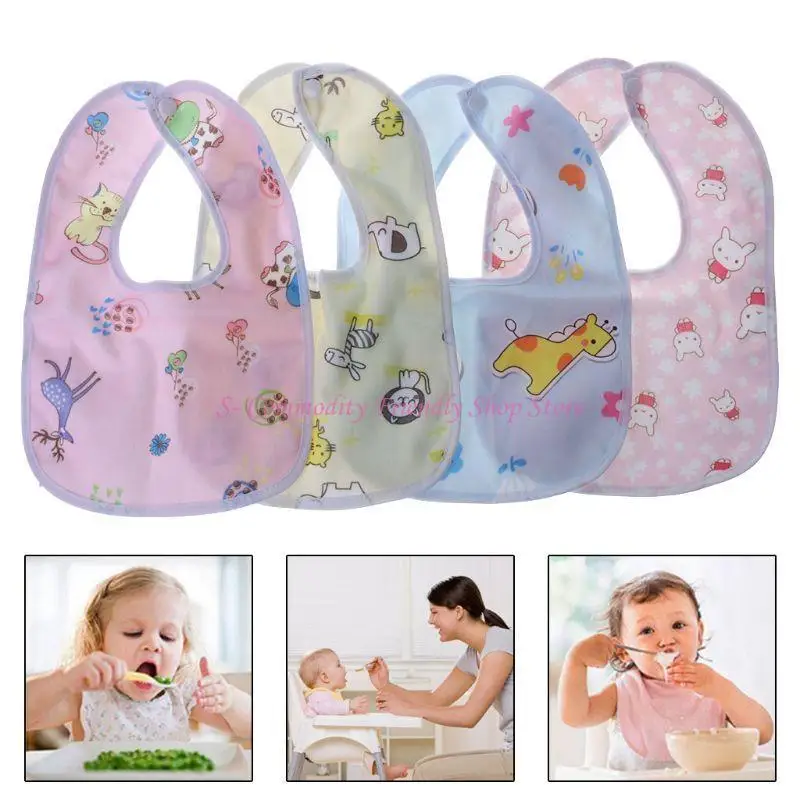 85AE Baberos para niñas recién nacidas, toalla para Saliva babeante, Estilo bohemio, algodón, dibujos animados - imagen 5