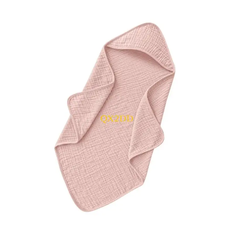 QX2D Toalla baño con Capucha para bebé, cómoda Manta Capa algodón para Secado rápido y Comodidad Diaria - imagen 3