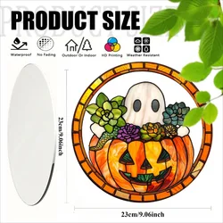 Fantasma Halloween acrílico colgante para ventana decoración infantil