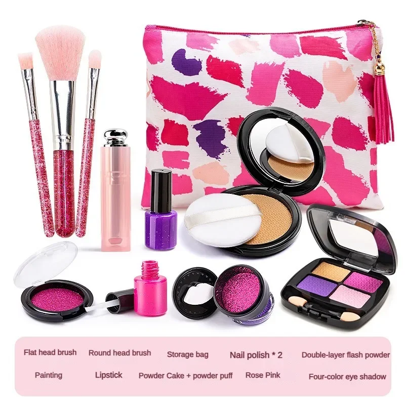 Kit de maquillaje infantil con sombras de ojos para niñas - imagen 4