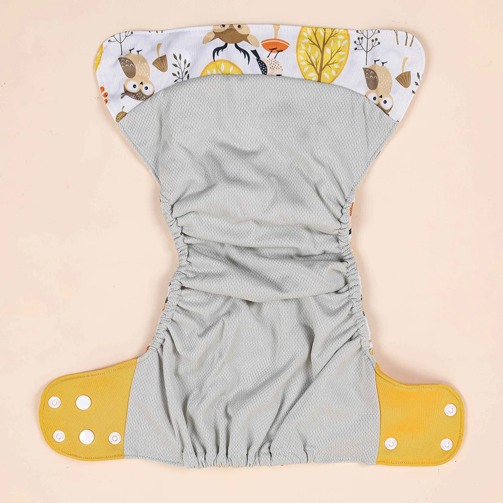 Pcoket Pañales de tela reutilizables gris - imagen 5