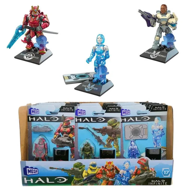 Mega Construx HALOINFINITE héroes Halos 17 Spartan Yoroi Kovan Agryna Brute Chieftain Ik'novus figura colección Juguetes - imagen 4