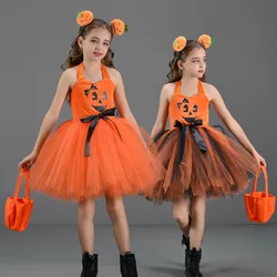Vestido de Halloween para niña – elegante y divertido, estilo retro