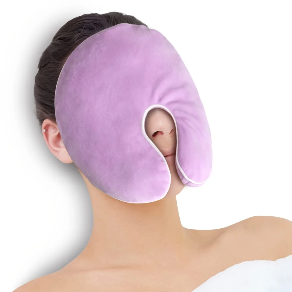 Mascarilla facial térmica y fría para ojos, SPA en casa