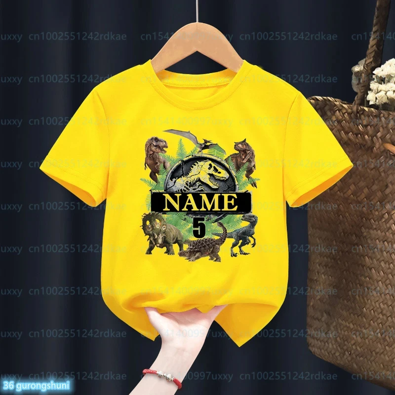 Camiseta niños personalizada - Detalle cuello redondo