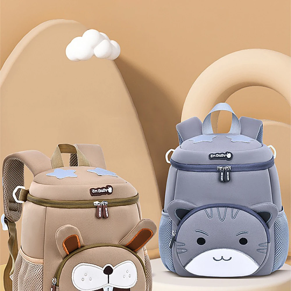 Mochila de lona acolchada para preescolar – Estampado infantil - imagen 2