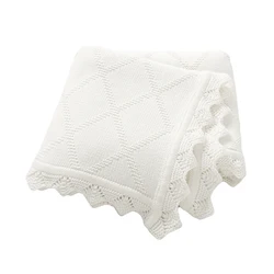 Manta de algodón suave para bebé – Ideal para cuna y cochecito