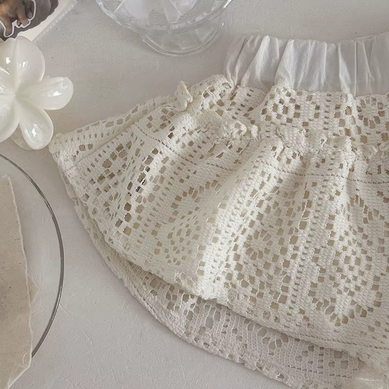 MILANCEL Conjunto bebé verano camiseta flores y pantalón corto - imagen 4