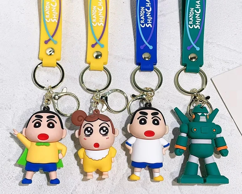 Llavero Shin-Chan acrílico kawaii para bolsos y llaves - imagen 4