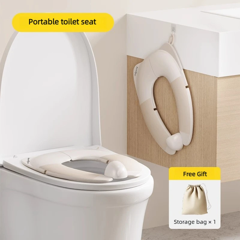 Asiento de inodoro infantil antideslizante para bebés y niños pequeños - imagen 2