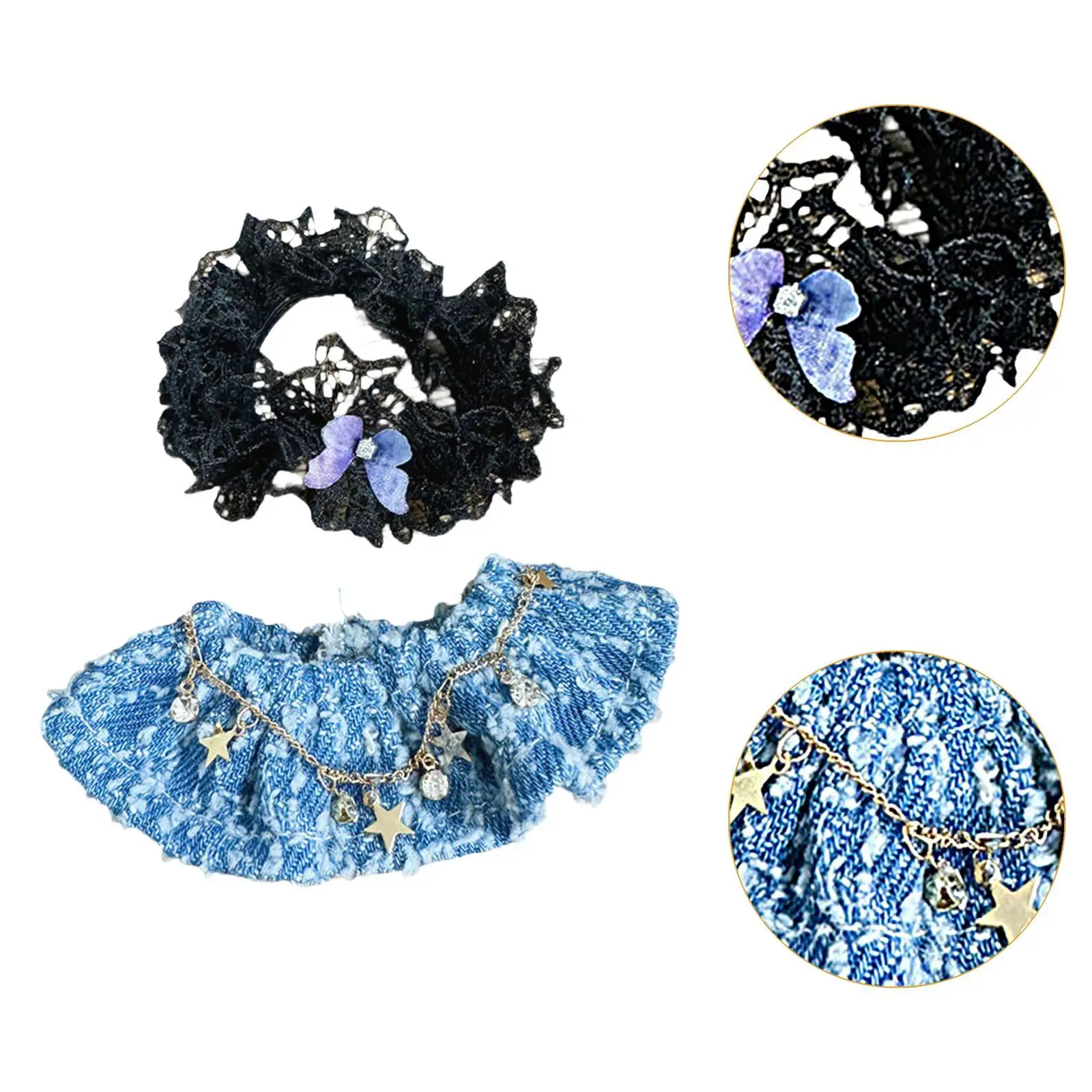 15cm Plush Doll Clothes Dress up Costumes Fashion Plush Doll Accessories Comfortable Photo Props Doll Clothing Cute Doll Dress