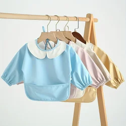 Babero impermeable antihumedad para bebé con piel sintética suave