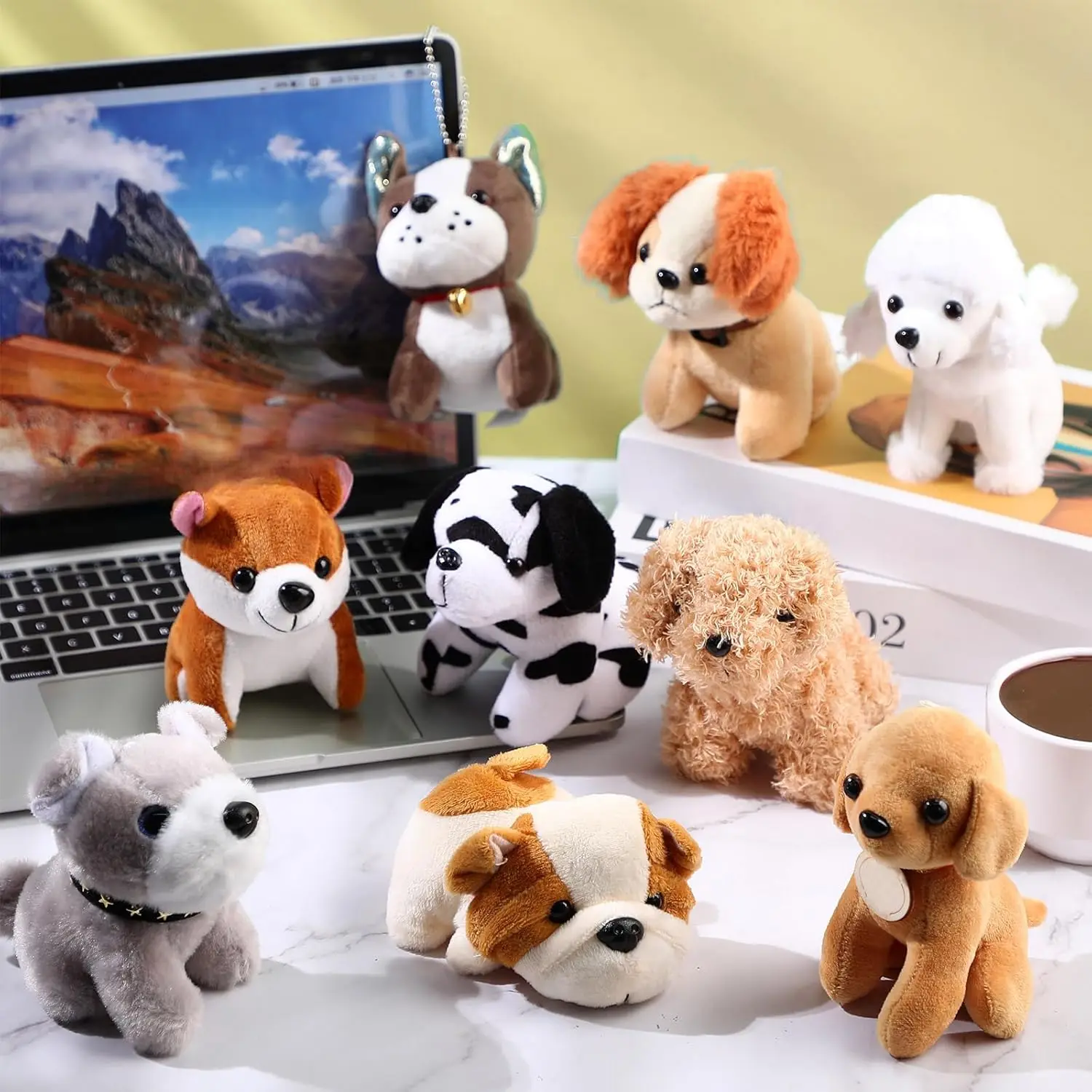 Peluche mini de perro suave para niños – Recuerdo de fiesta - imagen 4