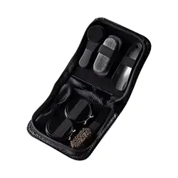 Kit de limpieza para zapatos de cuero con estuche