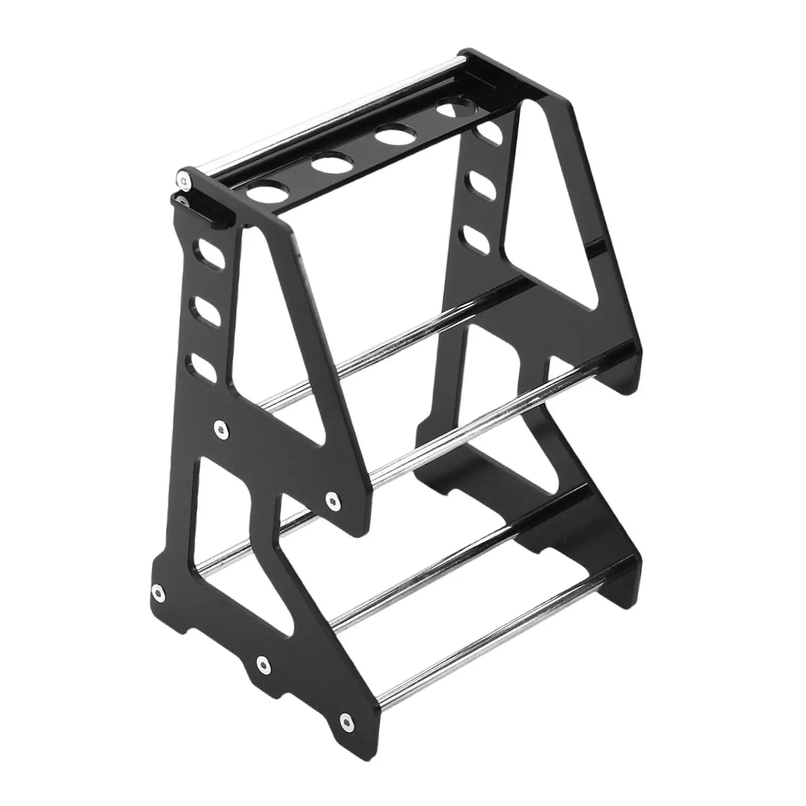 RC Car Metal Tire Rack RC Wheel Rack RC Metal Wheel Rim Tire Storage Rack for 1/14 1/24 1/18 Vehicles RC Car Crawler Parts