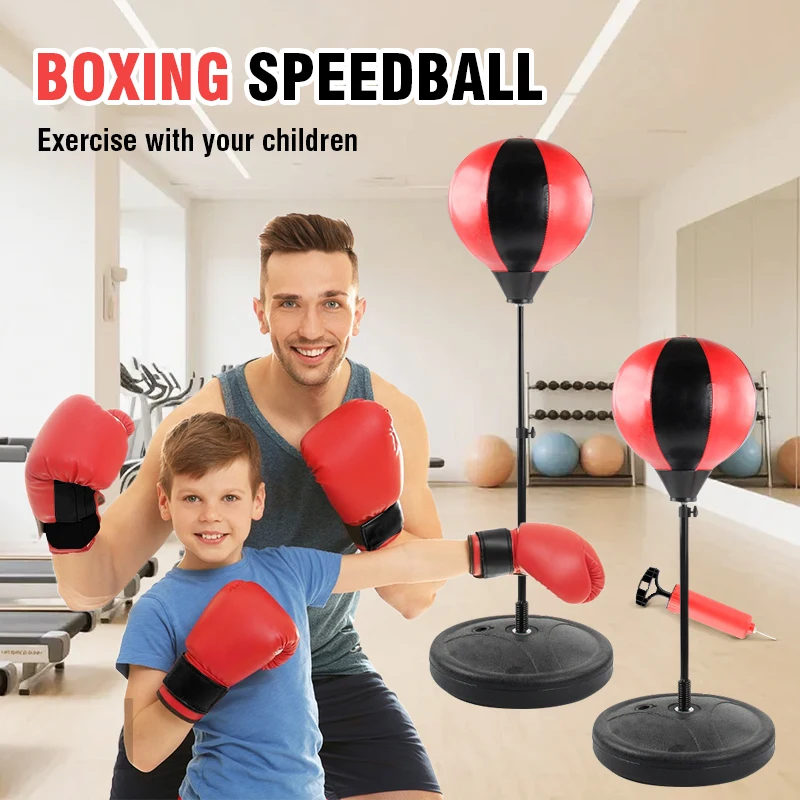 Balón de boxeo inflable para niños con guantes: juguete deportivo - imagen 2