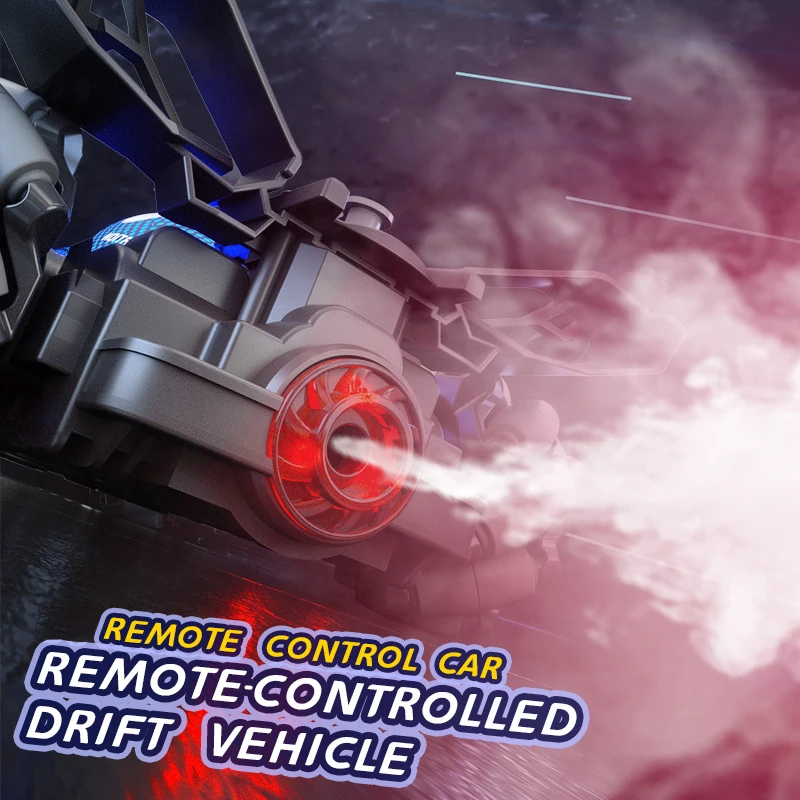 JJRC Q186 Drift RC Car Dual Contol  Gesture Control with Light  Music 2.4G Wireless Remote Control Racing Spray Stunt Car Xmas - imagen 3