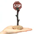 Stop warning sign