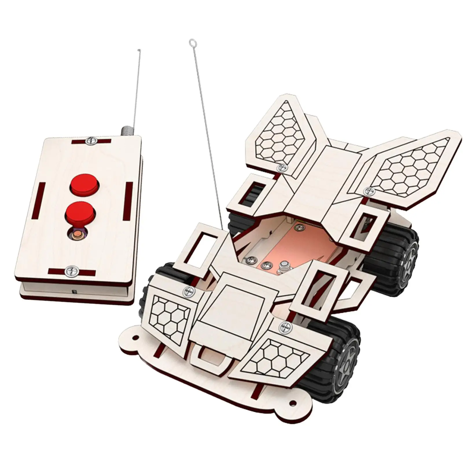 Car Material Pack Interactive Toy Building Diy Science Experiments