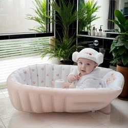 Bañera inflable portátil antideslizante de viaje para bebé y niño
