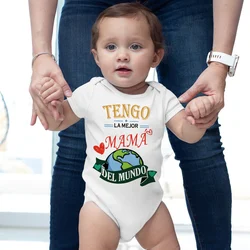 Mameluco estampado para bebé - Mono corto de verano para niños