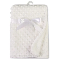 Manta polar burbujas doble capa para bebés y recién nacidos