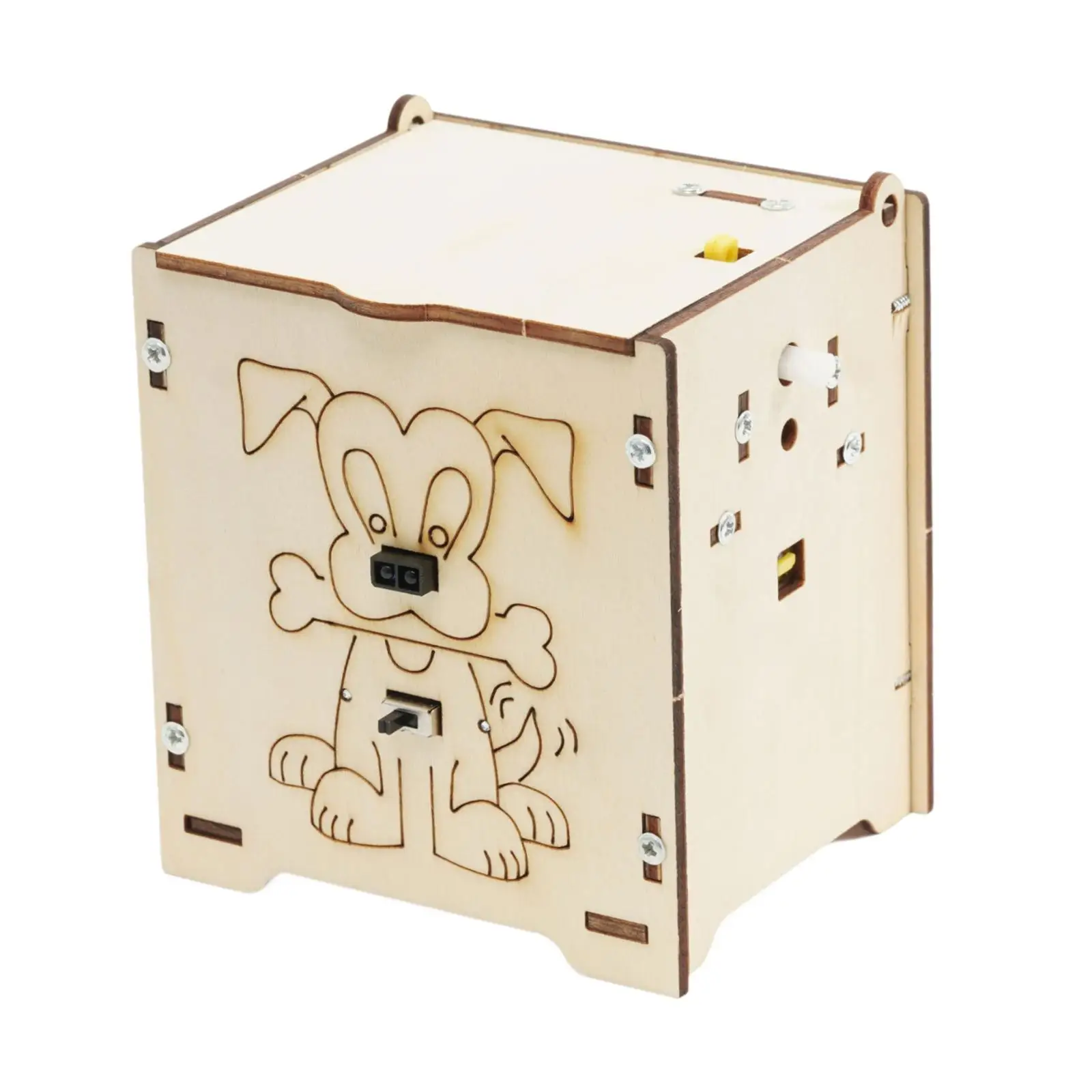 Smart Trash Bin DIY Kit Model Assemble Kits Trash Can for Kids Child Crafts