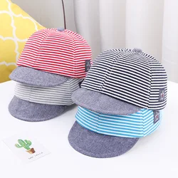 Gorro verano algodón rayas para niño
