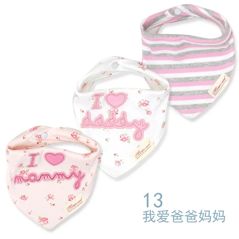 Babero bandana antisaliva de algodón para bebé - imagen 2