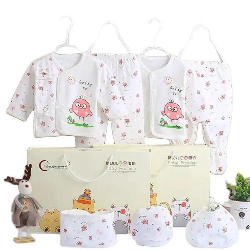 Conjunto estampado de algodón para recién nacida – Ropa bebé niña