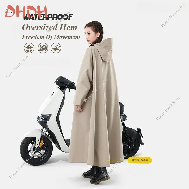 Chubasquero Premium para motocicleta, chaqueta de montar impermeable de cuerpo completo para adultos, traje de lluvia a prueba de viento para bicicleta eléctrica, 2025 - imagen 3