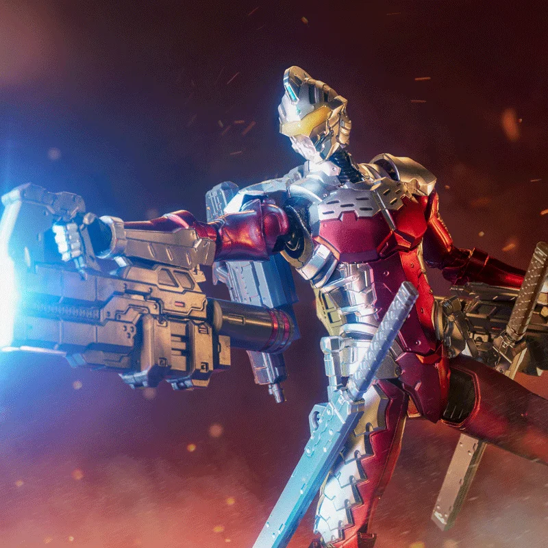 ZD Original Ultraman traje Jack siete Gaia Tiga Trigger Decker Orb Z Ace recoger Mecha Ultraman figura de acción Anime juguete para niños - imagen 5