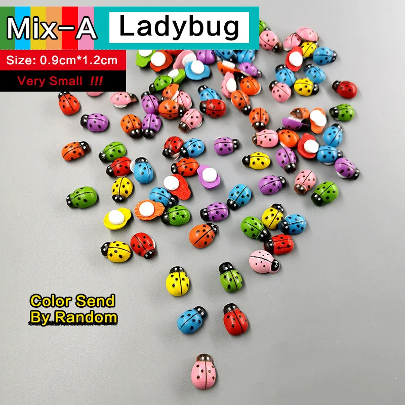 100pcs Ladybug Mix-A